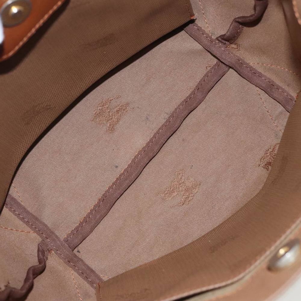 Burberrys Nova Check Hand Bag Canvas Beige Auth bs19923 - Picture 11 of 16